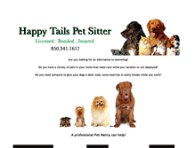 Tablet Screenshot of happytailsgulfbreeze.com